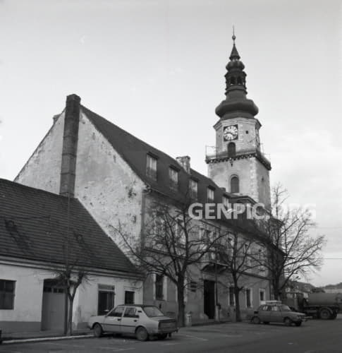 Ludovit Stur Museum (Original building) and Roman Catholic Church of Saint Stephen the King.