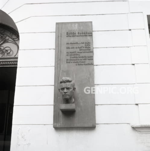 Eugen Guderna - Commemorative plaque.