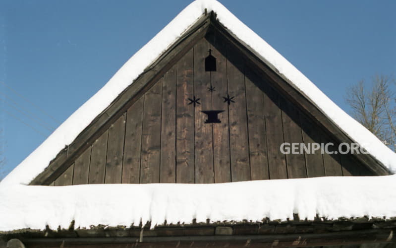 Detail tradičnej strechy.