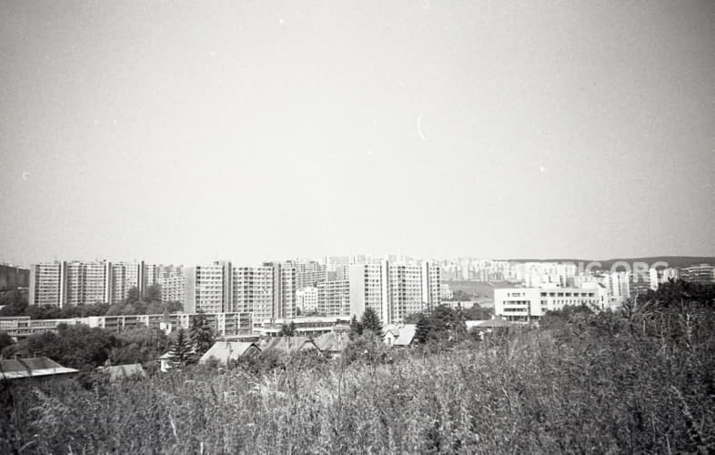 View at the city district Karlova Ves.