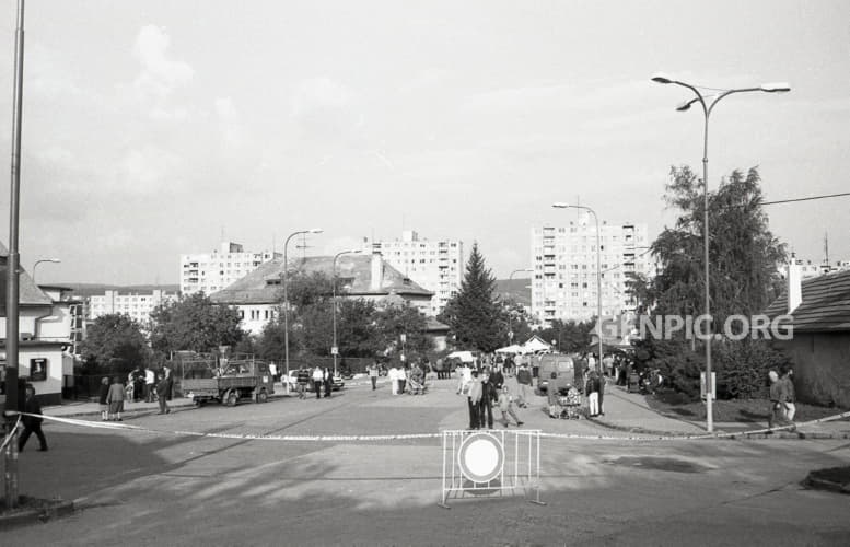 Street - City district Dubravka.