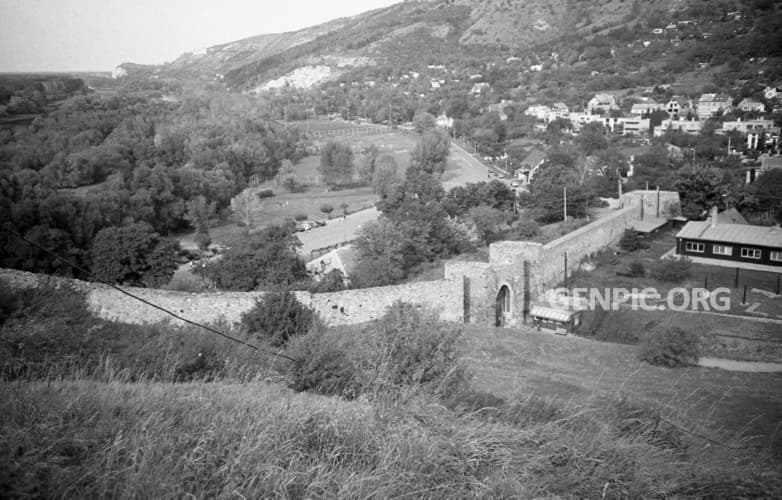 Devin Castle - View of Devin village.