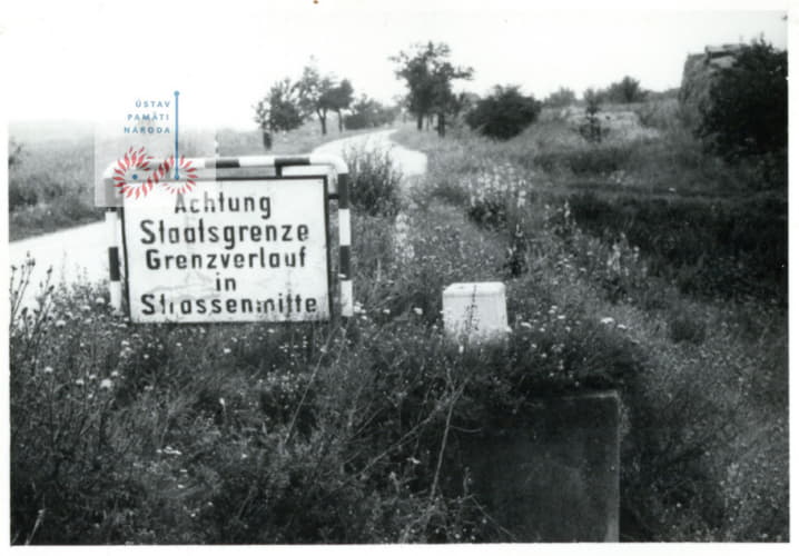 Documentation of the border area between the Czechoslovak Socialist Republic and Austria.