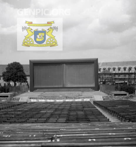 The former film amphitheatre in the Bratislava Castle.