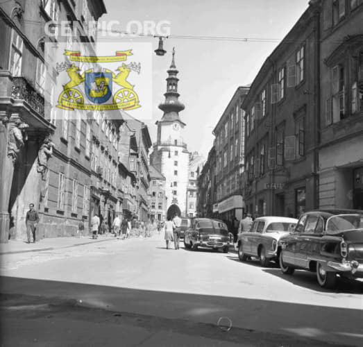 Michael's Gate (Michalska brana) – View from the intersection of Michalska, Venturska and Sedlarska streets.