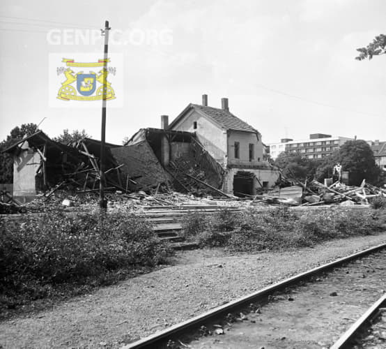 Bratislava – Nivy railway station before demolition.