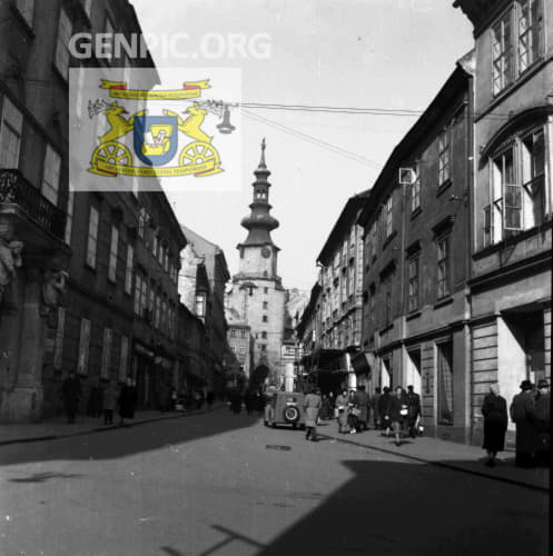 Michael's Gate (Michalska brana) – View from the intersection of Michalska, Venturska and Sedlarska streets.