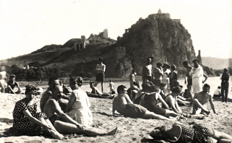 Natural summer swimming pool near Devin Castle.