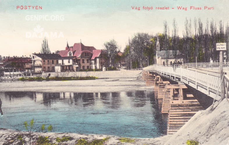 Bridge over the Vah river.