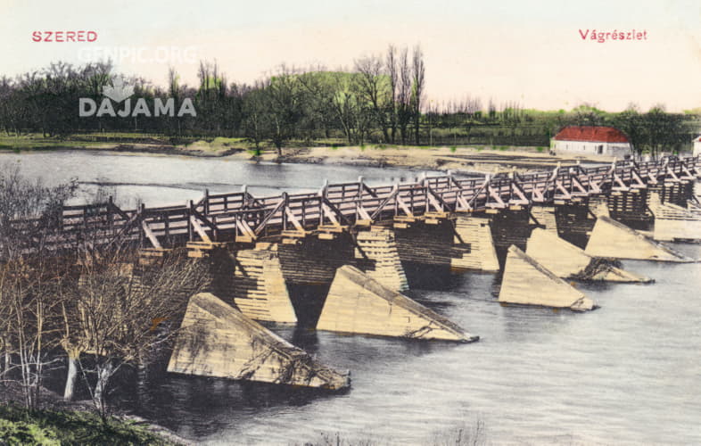 Bridge over the Vah river.