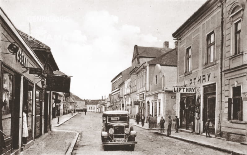 Centrum mesta - ulica Bélu Bartóka.