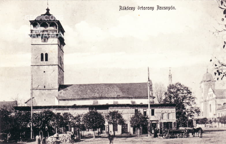 Námestie baníkov Square (Miners' Square). St. Francis Xavier Roman Catholic Church.