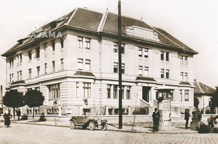 YMCA (Young Men's Christian Association) building.