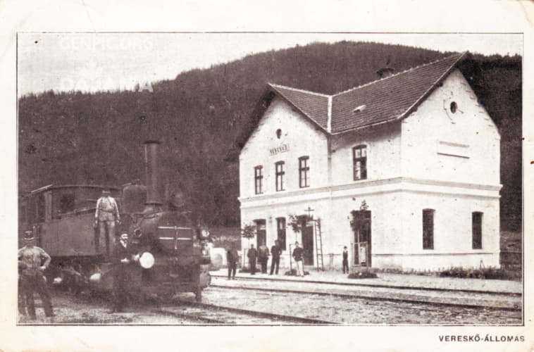 Railway station - Municipal part of Cervena skala.