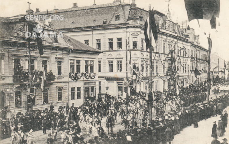 City Centre. Celebration on Hlavna Street.