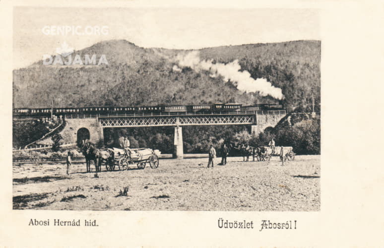 Railway bridge between Kysak and Obisovce.