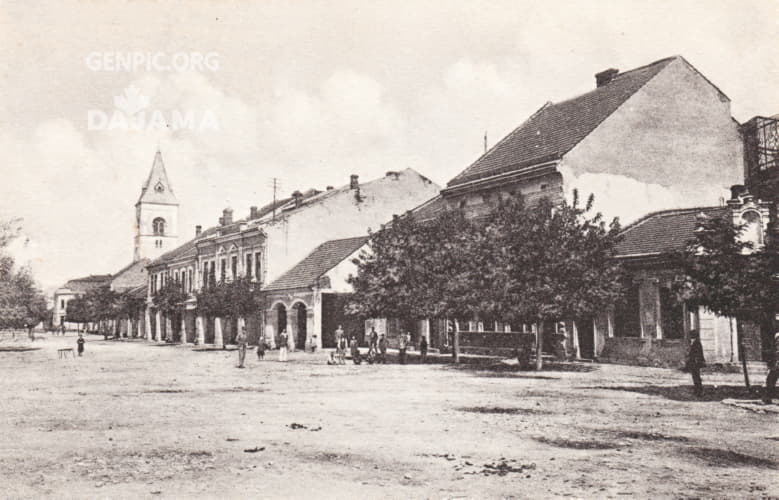 Centrum mesta. Námestie slobody - východná časť.