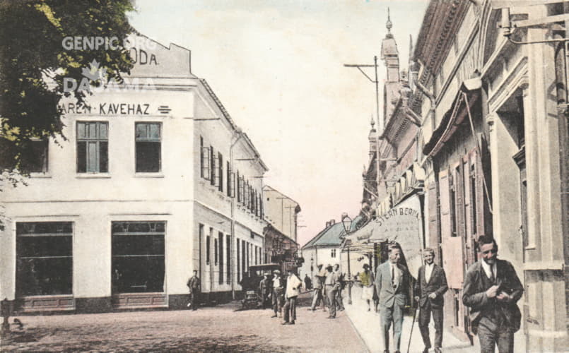 Centrum mesta. Župná ulica.