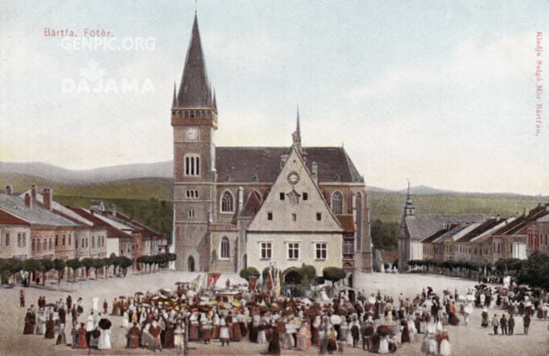 Centrum mesta. Radničné námestie. Bazilika svätého Egídia.