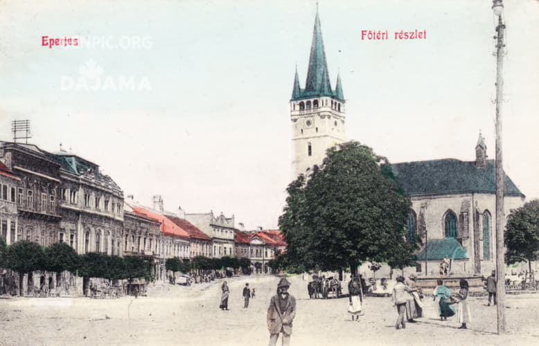 Centrum mesta. Hlavná ulica.