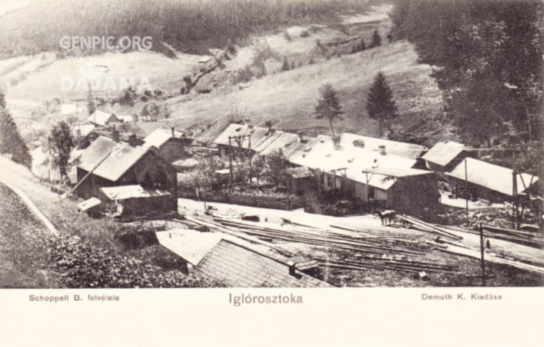 Settlement of Roztoky - iron ore mine area.