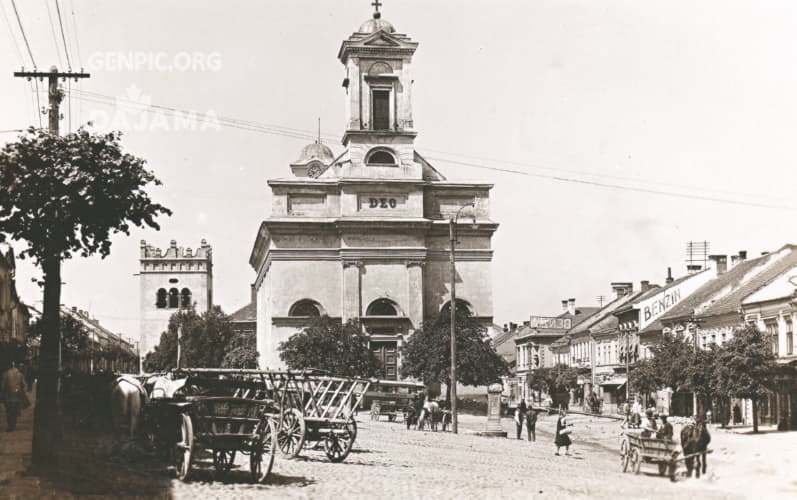 City center. Namestie sv. Egidia Square.