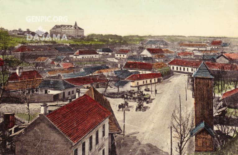 City center. P. O. Hviezdoslava Street - View from the castle.