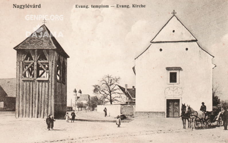 Evangelical church and bell tower.