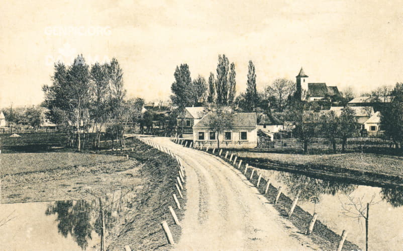 Center of the village. Zeleznicna Street.