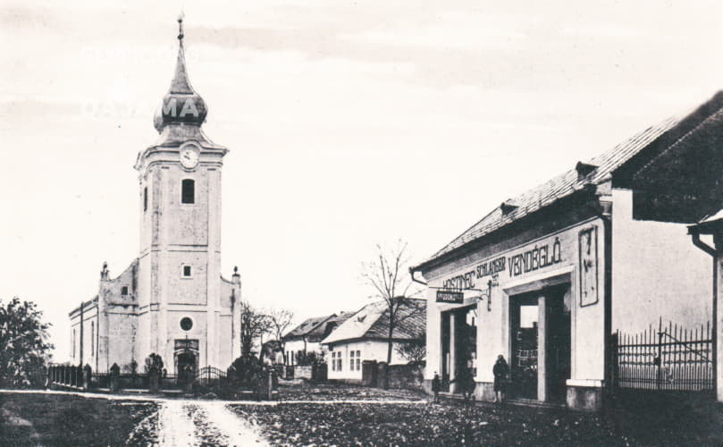 City center. Reformed Christian Church (Calvinist church).