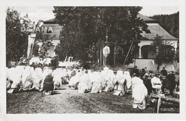 Feast of Corpus Christi. Manor House Cicmany.