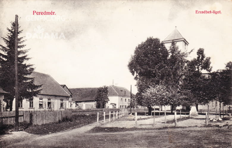 Center of the village. Roman Catholic Parish Church of St. Gall.