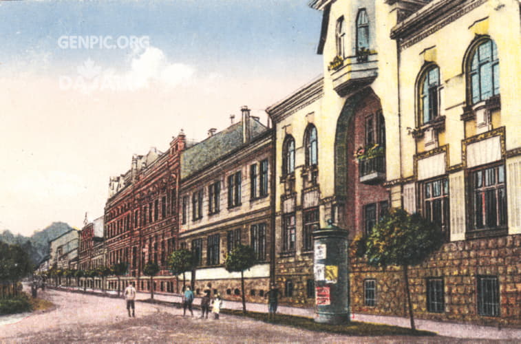 City center. Framborska Street.