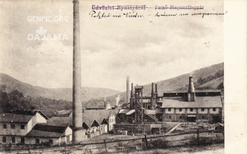 Magnesite Processing Factory. Hacava District.