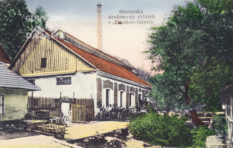 Glass factory in Gapel.