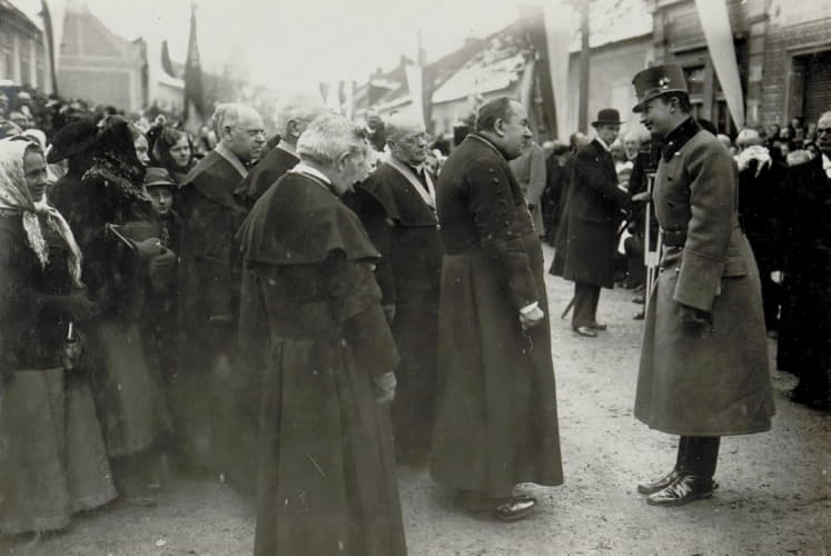 Karl I. Franz Joseph von Österreich - návšteva mesta.