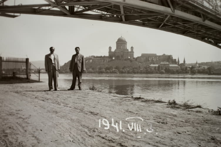 Danube embankment. Esztergom Basilica.