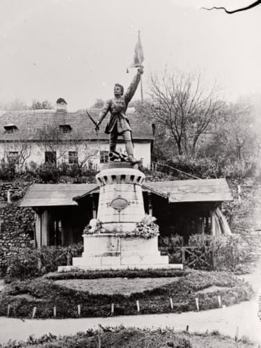 Honved statue. Memorial of the Hungarian War of Independence between 1848 and 1849.