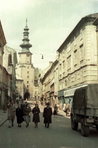 Street bustle.
