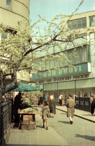 Street bustle.