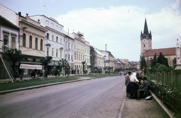 Hlavna ulica Street. St. Nicholas Cathedral.