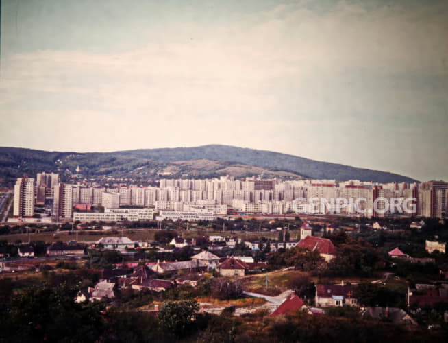 View at the city district Lamac and the residential area Dubravka.
