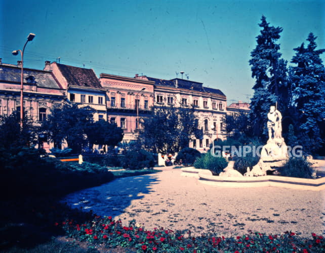 Historické cenrum - Neptúnova fontána.