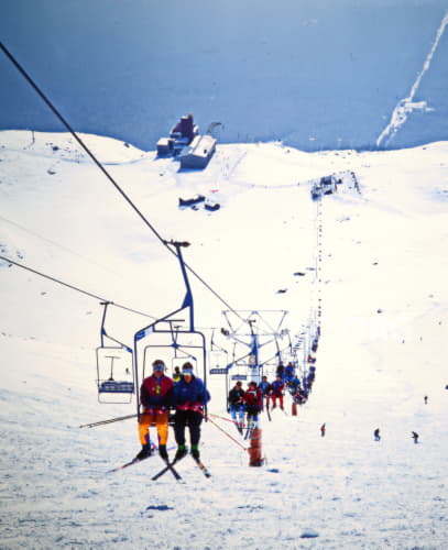 Lomnicke sedlo Skiing Trail.