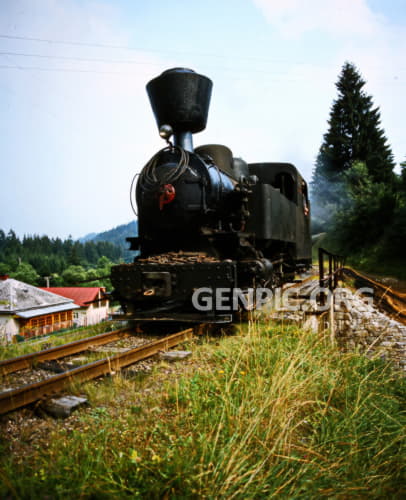 Ciernohronska (Black Hron) railway - Narrow Gauge Steam Locomotive.