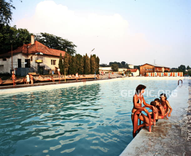 Thermal swimming pool Santovka.