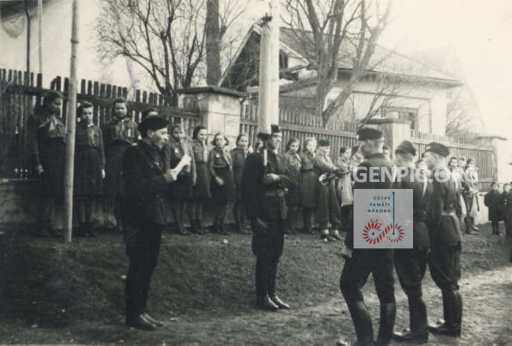 Hlinkova garda - slávnostné zhromaždenie.