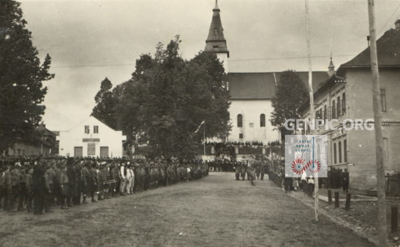 Hlinkova garda - slávnostné zhromaždenie.