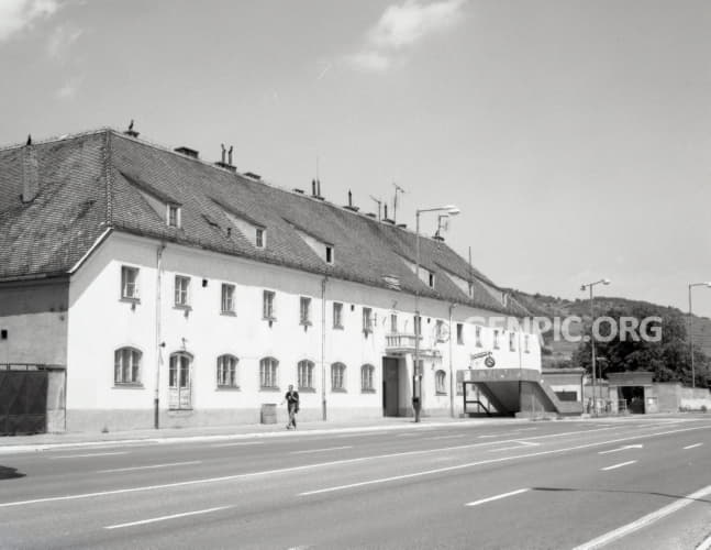 Historic building on Krajinska cesta street.
