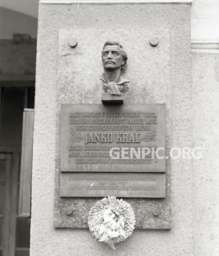 Janko Kral (poet) - Bust at the Municipal Office.